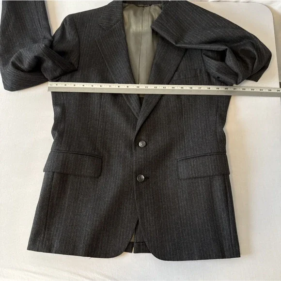 VTG Cricketeer Harris Men's 40S Tweed Wool Blazer Pinstripe Suit Jacket Ivy Trad